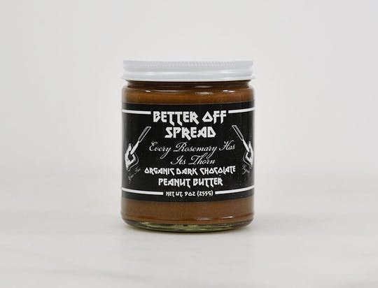 Her Rosemary Has Its Thorn Dark Chocolate Peanut Butter from Better Off Spread