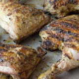 recept: Grilled Chicken Legs with Dijon & White Wine Glaze