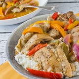 Lato Recipe: Braised Chicken Thighs with Bell Peppers and Onions